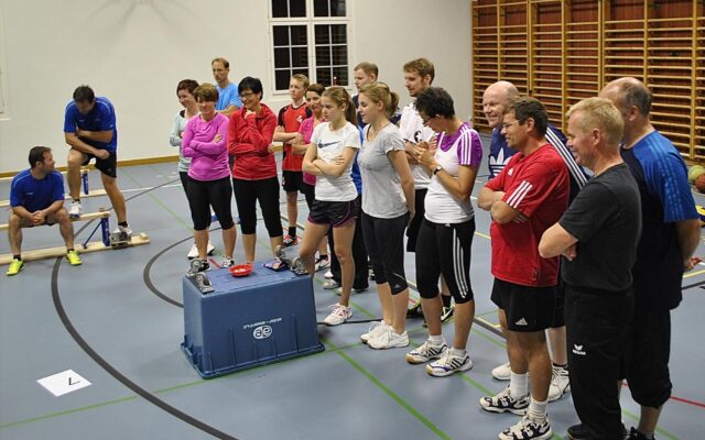 Polysportiver Wettkampf in der Stiftsturnhalle